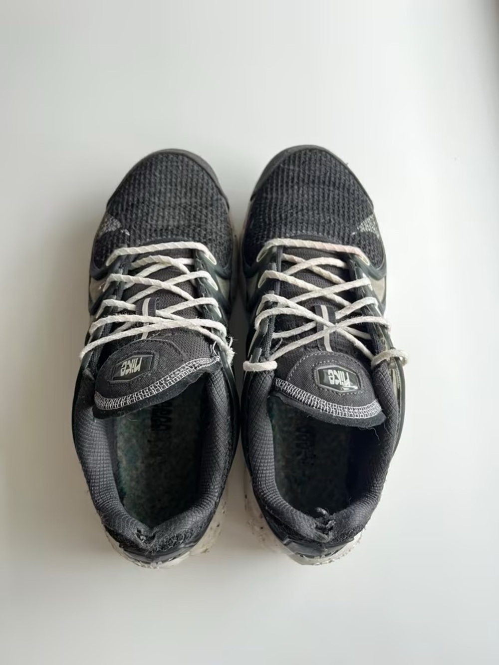 Nike Black and White Athletic Running Shoes